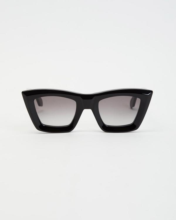 Valley - Soho - Sunglasses (Gloss Black & Black Lens) Soho