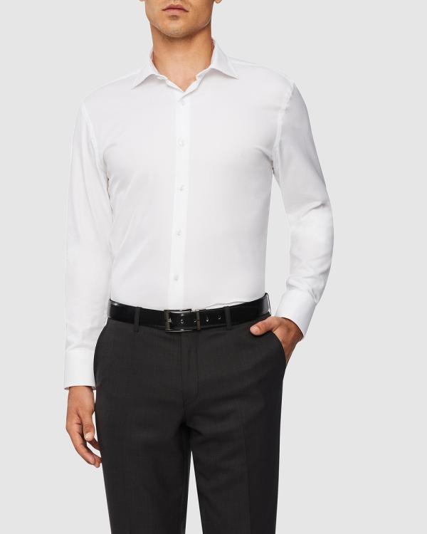 Van Heusen - Plain Dobby Shirt - Shirts & Polos (WHITE) Plain Dobby Shirt