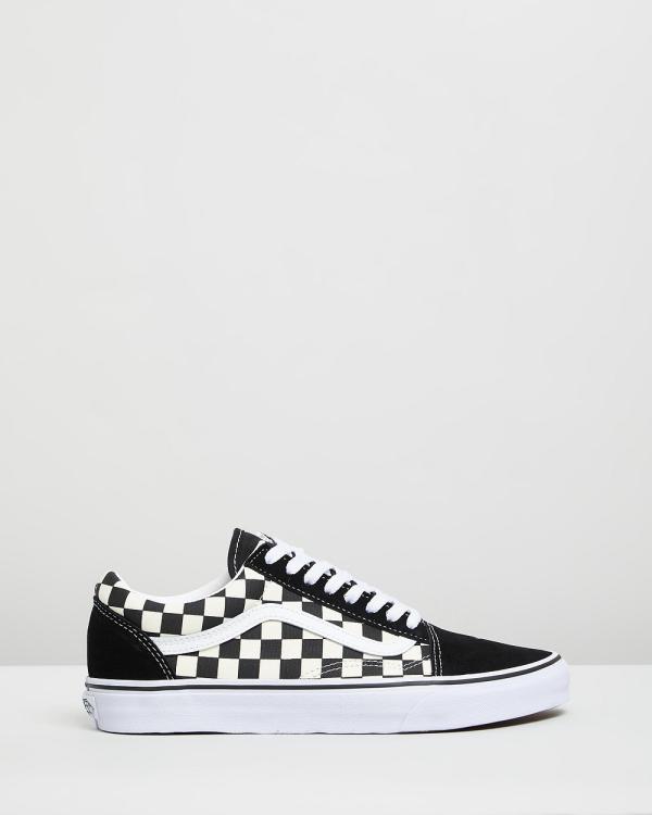 Vans - Old Skool   Unisex - Sneakers (Primary Check Black & White) Old Skool - Unisex