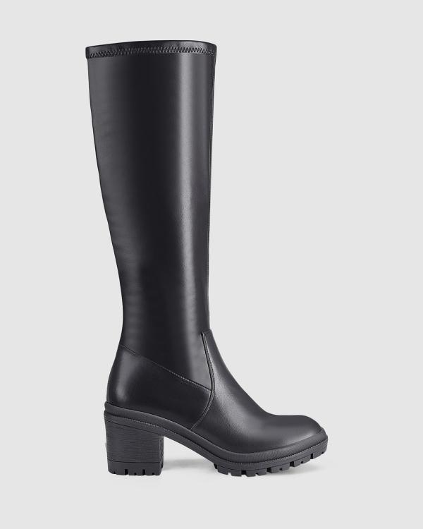 Verali - Genna Tall Boots - Boots (Black Stretch) Genna Tall Boots