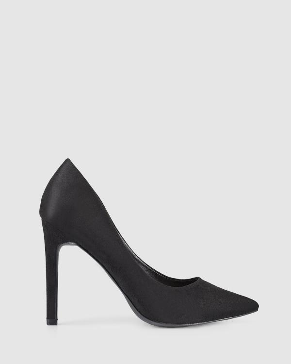 Verali - Harolina High Heel Pumps - All Pumps (Black Micro) Harolina High Heel Pumps