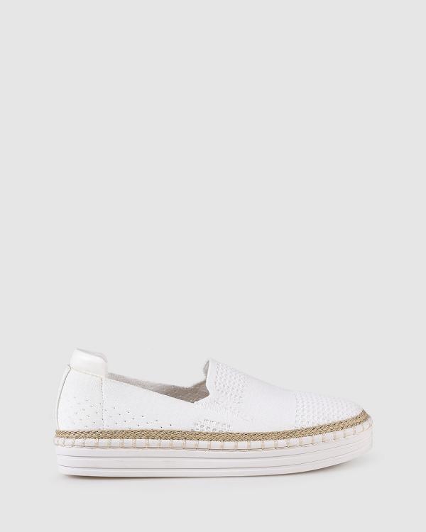 Verali - Queen - Slip-On Sneakers (White) Queen