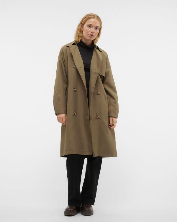 Vero Moda - Doreen Trenchcoat - Trench Coats (Brown) Doreen Trenchcoat