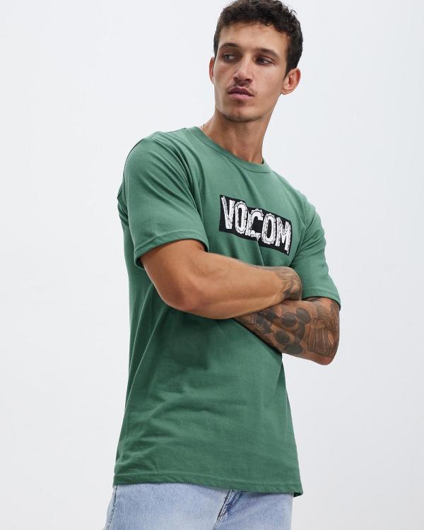 Volcom - Chaindrive Short Sleeve  Tee - T-Shirts & Singlets (Fir Green) Chaindrive Short Sleeve  Tee