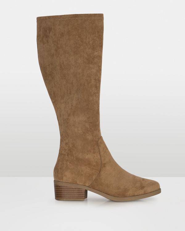 Vybe - Jasper - Knee-High Boots (NaturalMicrosuede) Jasper