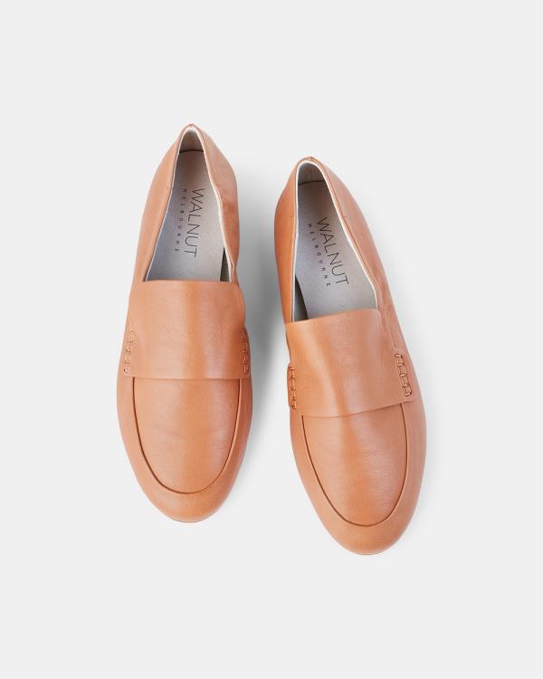 Walnut Melbourne - Dutch Leather Loafer - Flats (Latte) Dutch Leather Loafer
