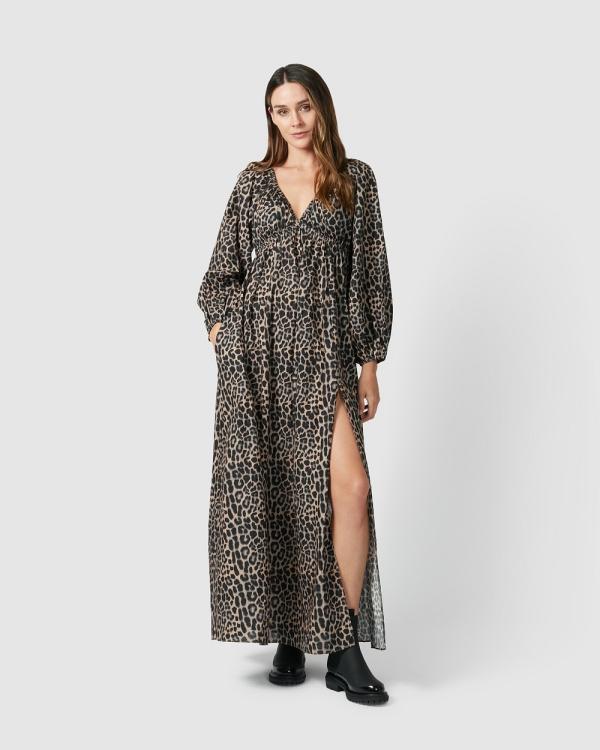 Walnut Melbourne - Oslo Dress - Dresses (Leopard) Oslo Dress