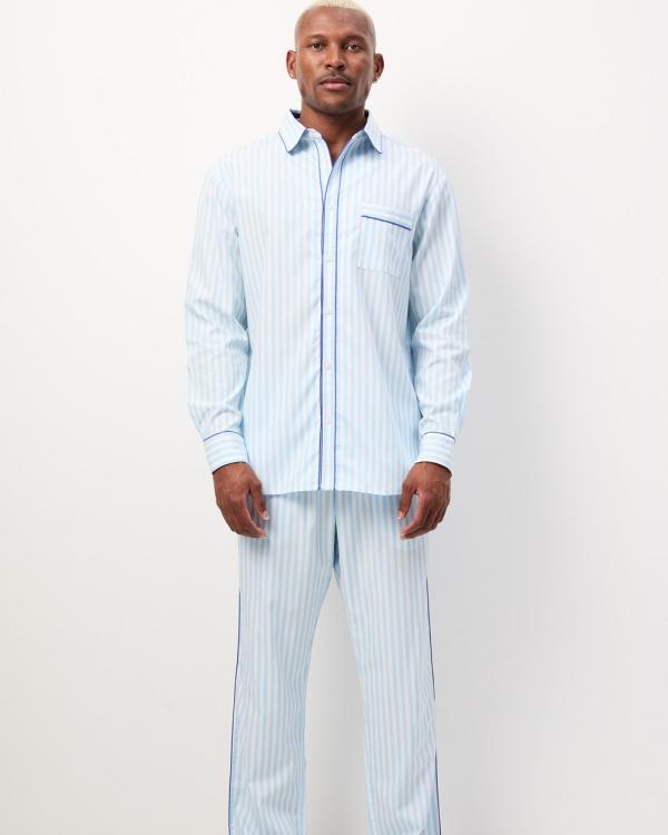 Wanderluxe Sleepwear - The Daydreamer Pyjama Set Mens - Two-piece sets (Baby Blue) The Daydreamer Pyjama Set Mens