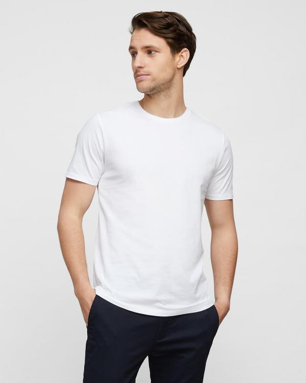 Wayver - The Essential Crew Tee - T-Shirts & Singlets (White) The Essential Crew Tee