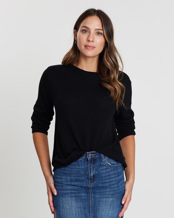 White By FTL - Amy Sweater - Jumpers & Cardigans (Black) Amy Sweater