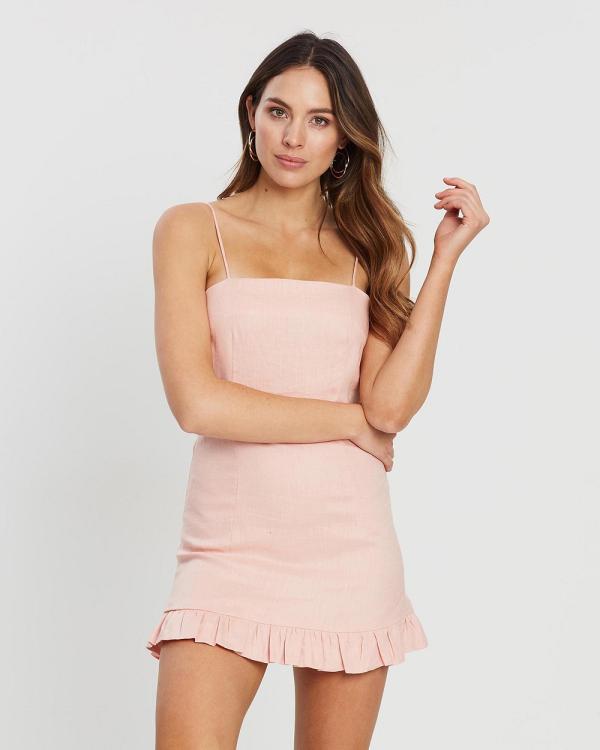 White By FTL - Ebony Dress - Dresses (Peach) Ebony Dress