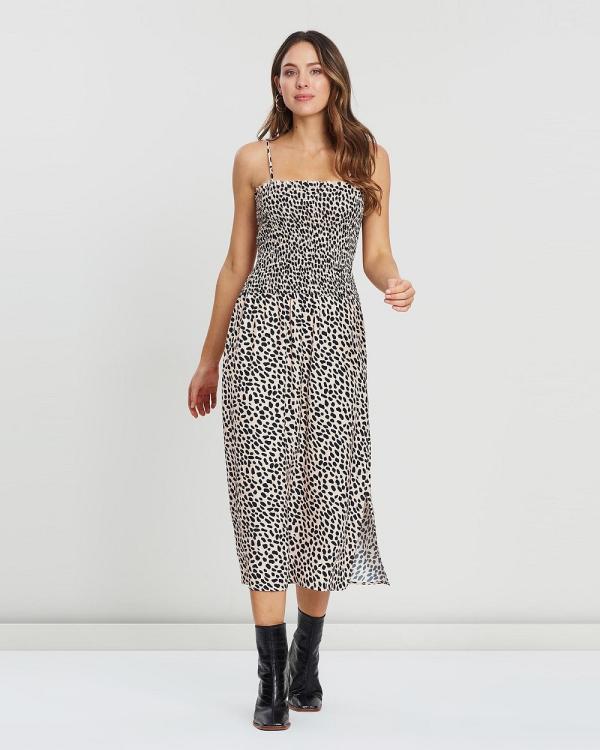 White By FTL - Regis Dress - Printed Dresses (Spring Animal) Regis Dress