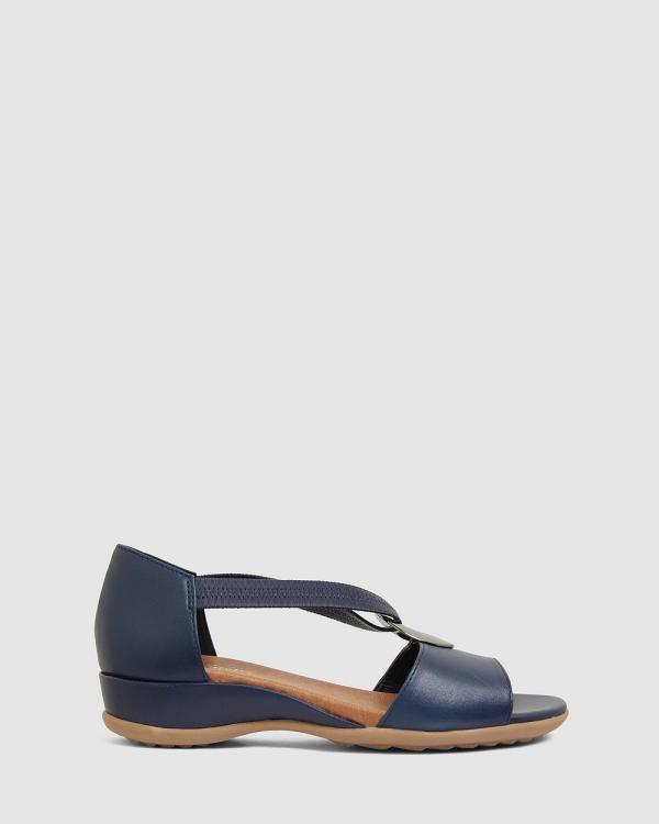 Wide Steps - Caroline - Casual Shoes (NAVY) Caroline