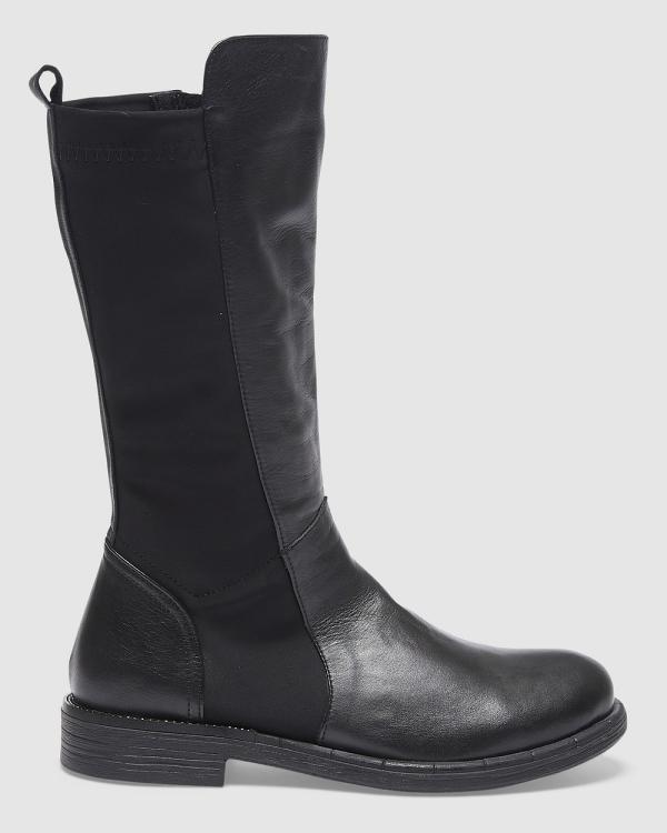 Wide Steps - Lawson - Knee-High Boots (BLACK) Lawson
