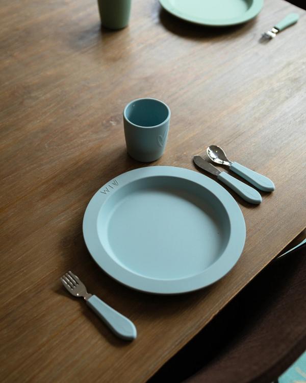 Wild Indiana - Fancy Dinnerware Set Blue - Nursing & Feeding (Multi) Fancy Dinnerware Set Blue