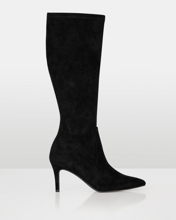 Wildfire - Francesca - Knee-High Boots (BlackMicrosuede) Francesca