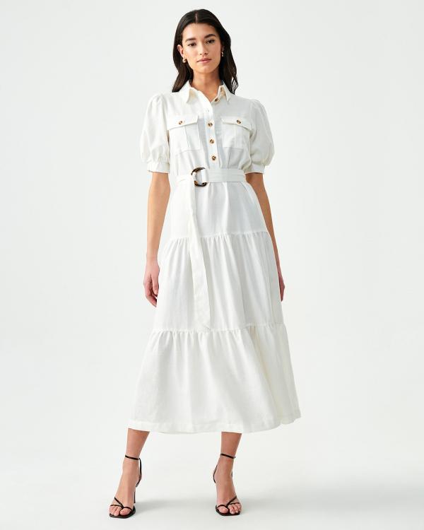 Willa - Beth Tiered Dress - Dresses (White) Beth Tiered Dress