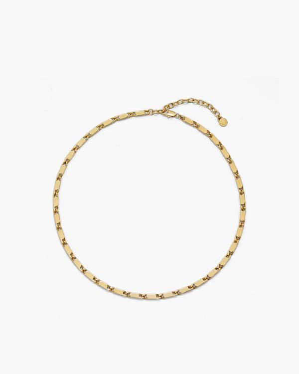 Witchery - Bar Curb Chain Necklace - Jewellery (Gold) Bar Curb Chain Necklace