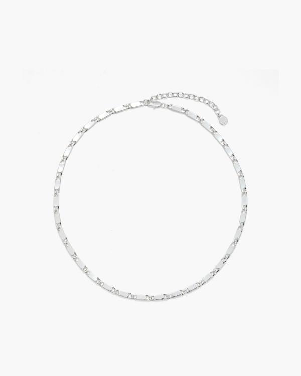 Witchery - Bar Curb Chain Necklace - Jewellery (Silver) Bar Curb Chain Necklace