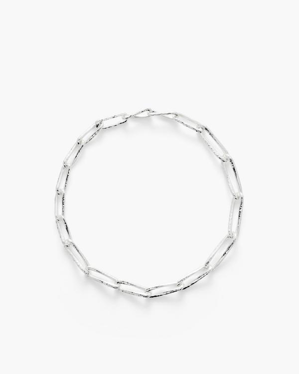 Witchery - Textured Gradient Link Necklace - Jewellery (Silver) Textured Gradient Link Necklace
