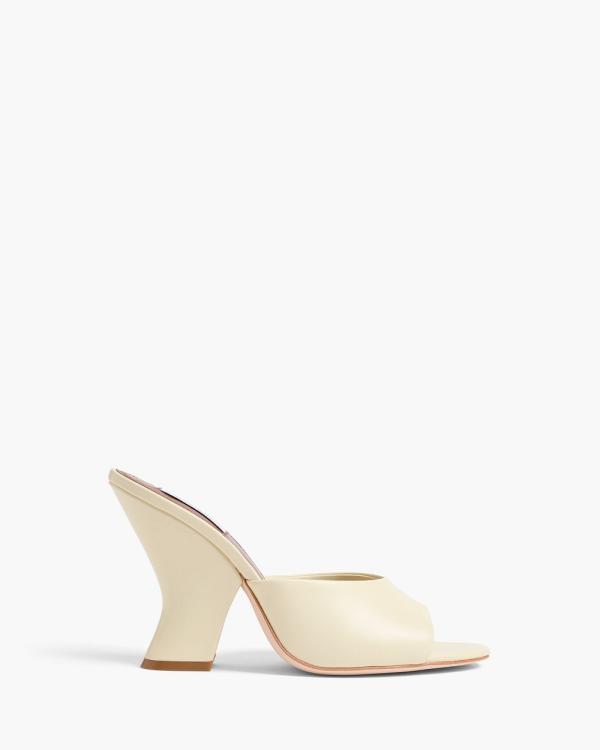 Witchery - Thalia Block Mule - Mid-low heels (Yellow) Thalia Block Mule