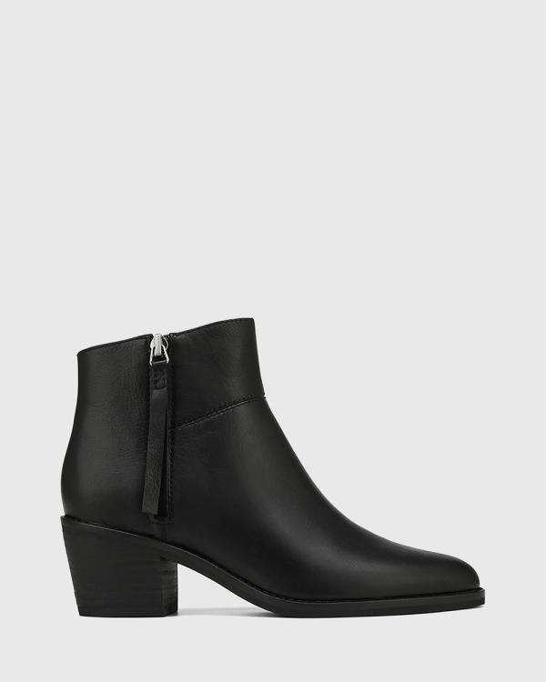 Wittner - Jayde Leather Ankle Boots - Boots (Black) Jayde Leather Ankle Boots