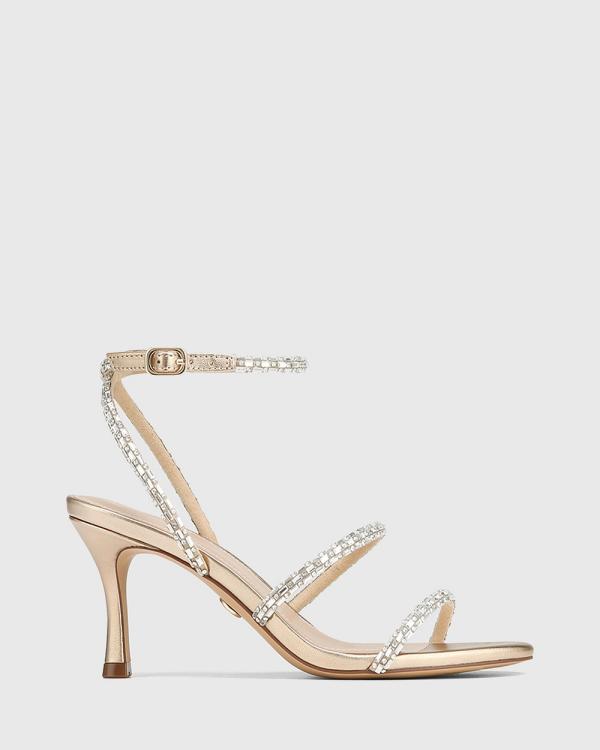 Wittner - Orielle Leather Stiletto Heel Sandals - Sandals (Metallic) Orielle Leather Stiletto Heel Sandals