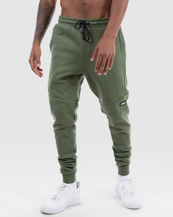 WNDRR - Hoxton V2 Tech Trackpants - Sweatpants (Olive) Hoxton V2 Tech Trackpants