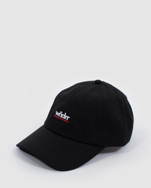 WNDRR - Mirage 6 Panel Cap - Headwear (Black) Mirage 6 Panel Cap