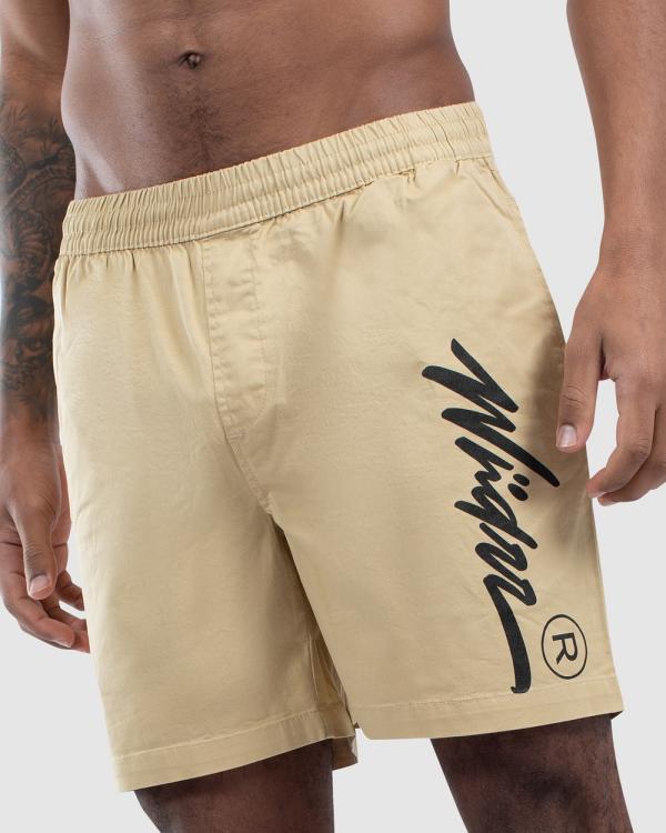 WNDRR - Offend Beach Short - Shorts (Tan) Offend Beach Short