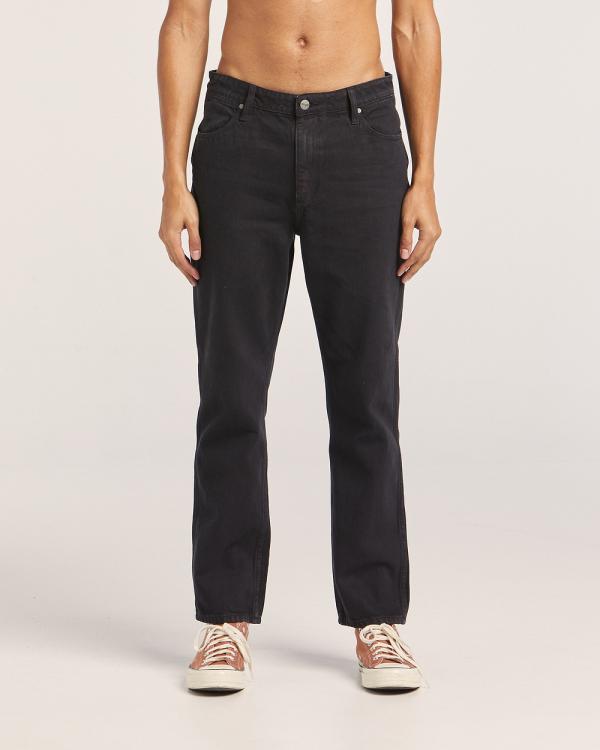 Wrangler - Eazy Straight Organic Cotton Jean - Jeans (BLACK) Eazy Straight Organic Cotton Jean