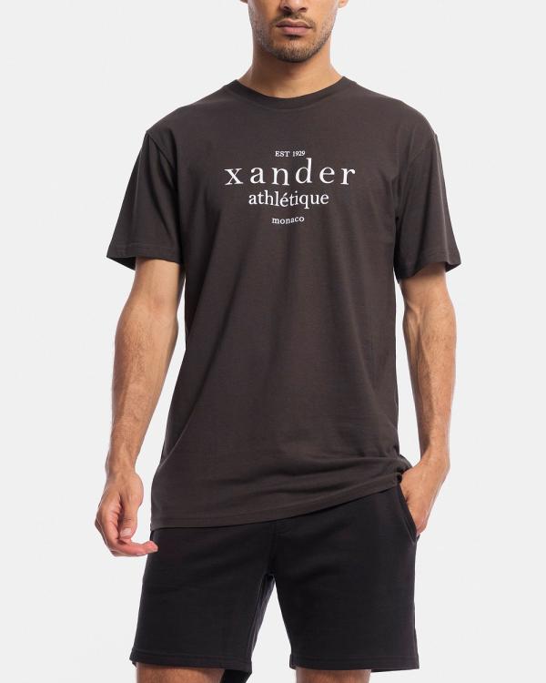 Xander - Athletique Tee - Short Sleeve T-Shirts (Vintage Black) Athletique Tee