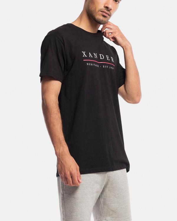 Xander - Bande Tee - Short Sleeve T-Shirts (Black) Bande Tee