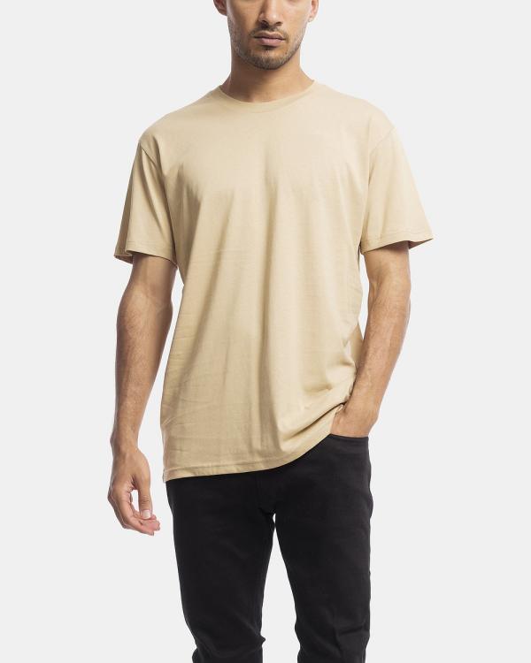 Xander - Blanc Tee - Short Sleeve T-Shirts (Camel) Blanc Tee