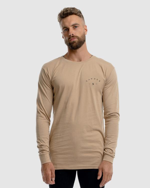 Xander - Fort Long Sleeve Tee - Long Sleeve T-Shirts (Camel) Fort Long Sleeve Tee