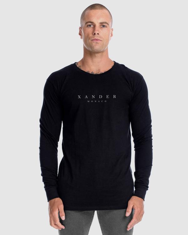 Xander - Grand Prix Long Sleeve Tee - Long Sleeve T-Shirts (Black) Grand Prix Long Sleeve Tee