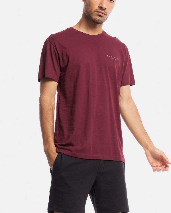 Xander - Legacy Tee - Short Sleeve T-Shirts (Oxblood) Legacy Tee