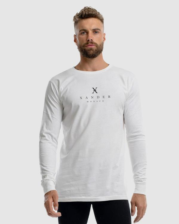 Xander - Palace Long Sleeve Tee - Long Sleeve T-Shirts (White) Palace Long Sleeve Tee