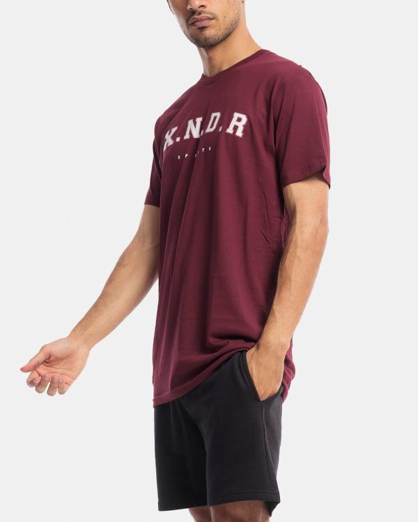 Xander - Varsity Tee - Short Sleeve T-Shirts (Oxblood) Varsity Tee