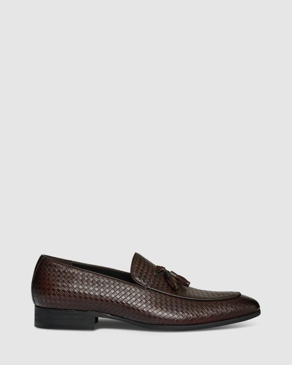 yd. - Burnie Textured Loafer - Dress Shoes (CHOCOLATE) Burnie Textured Loafer