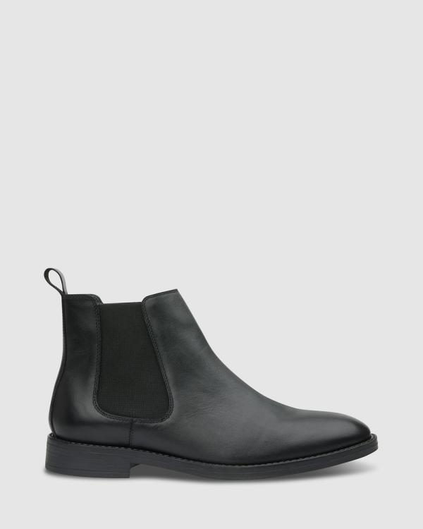 yd. - Moriter Leather Boot - Dress Shoes (BLACK) Moriter Leather Boot