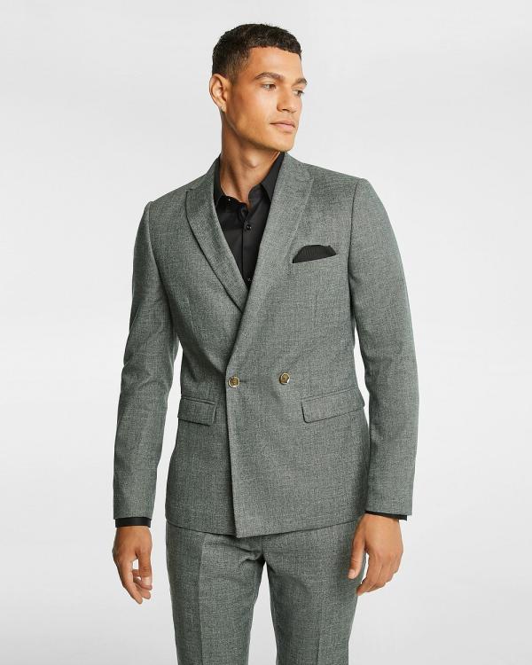 yd. - Volante Double Breasted Suit Jacket - Suits & Blazers (FOREST) Volante Double Breasted Suit Jacket