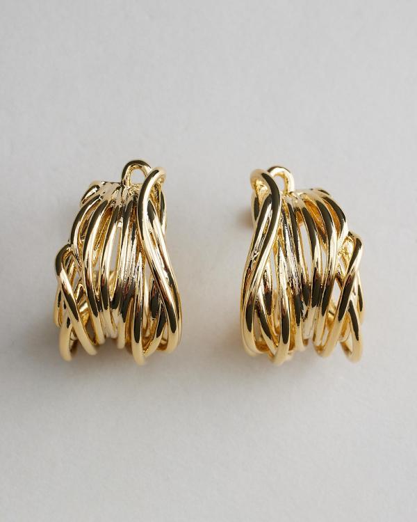 Zahar - Tace Earrings - Jewellery (Gold) Tace Earrings