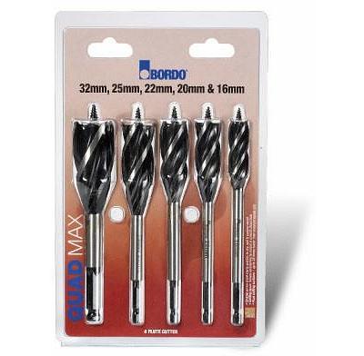 Bordo 2673-S2 - Wood Borer Set 5 Piece Quad Max