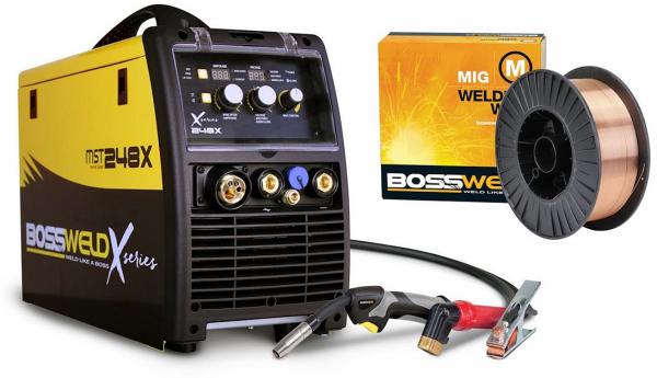 Bossweld 699248TM - MST248X Multifunction Welder 220AMP with Bonus Wire 200009N