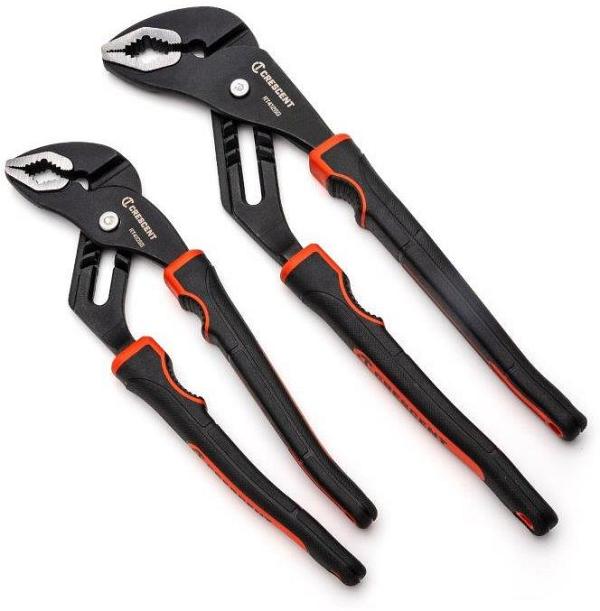 Crescent RT400SGSET2-05 - Grip Zone Tongue & Groove Plier Set 2 Piece Dual Material