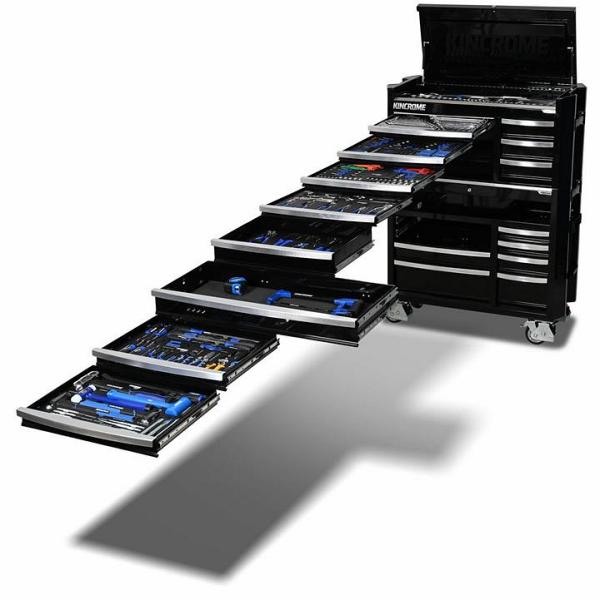 Kincrome K1958B - Contour Workshop Tool Kit - 545 Piece 17 Drawer 42 Black