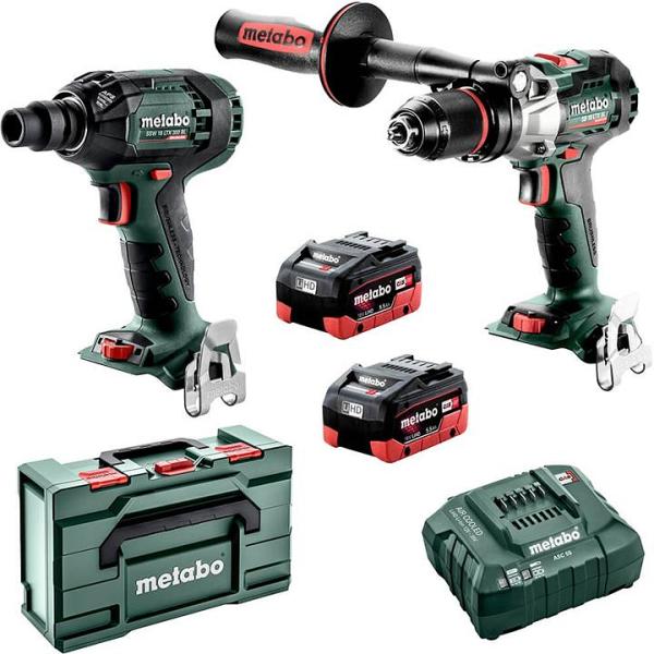 Metabo AU68202155 - 18V 2 Piece Brushless Drill/Wrench Combo Kit (2 x 5.5Ah)