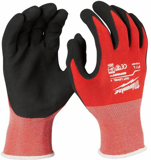 Milwaukee 48228902 - Cut 1(A) Nitrile Dipped Gloves - L