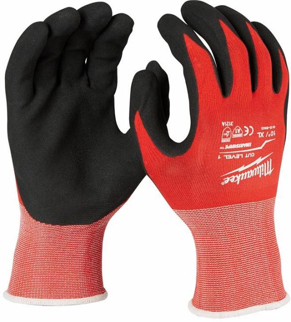 Milwaukee 48228903 - Cut 1(A) Nitrile Dipped Gloves - XL